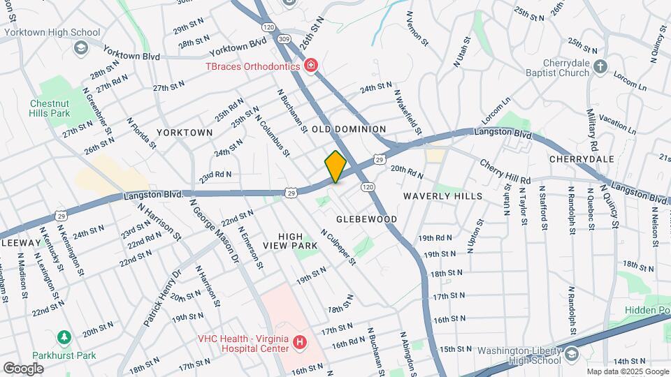 2169 N Brandywine St Map and Location Details