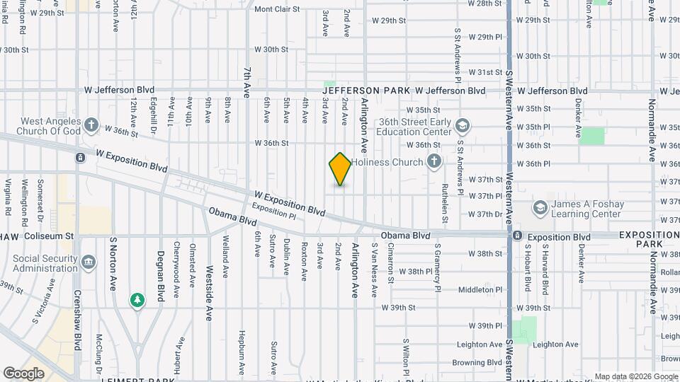 3687 2nd Ave Map and Location Details