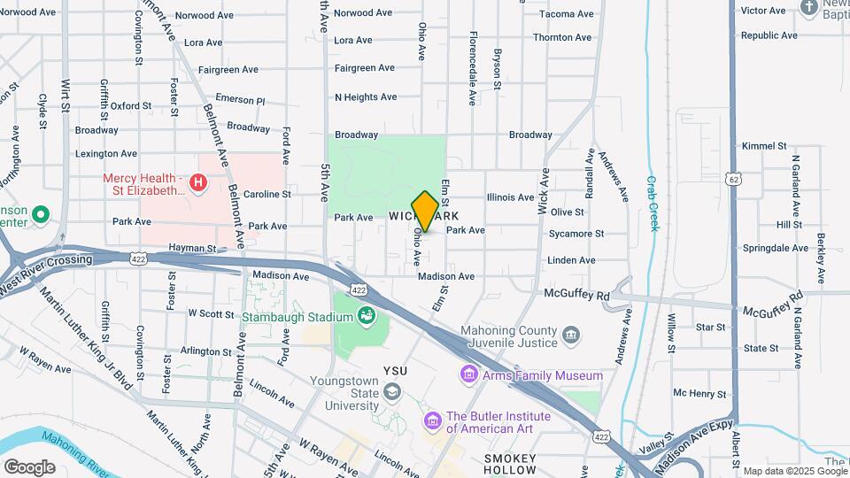 845 Ohio Ave Map and Location Details