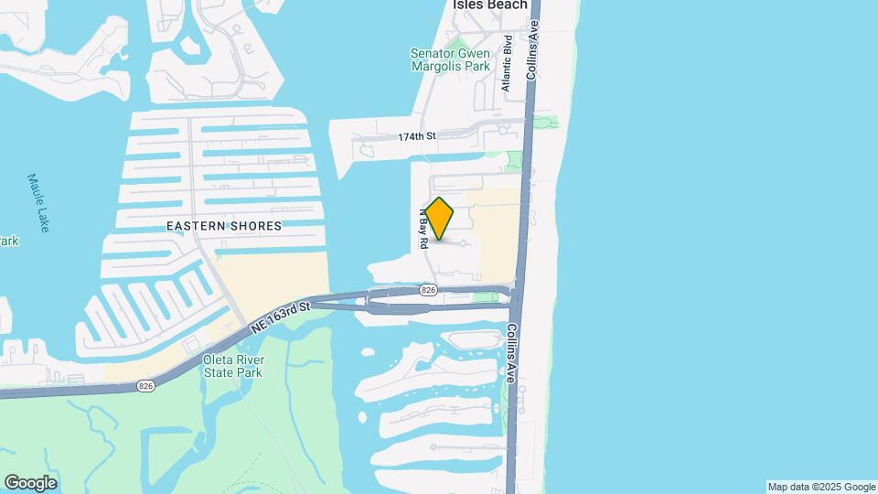 17001 N Bay Rd, Unit 1027 Mapa y Detalles de la Ubicación