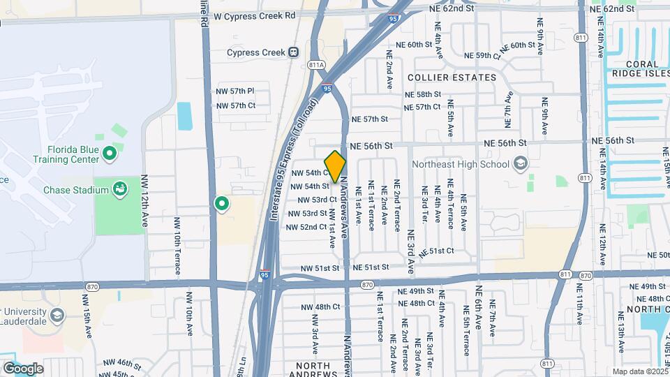 5364 NW 1st Ave Map and Location Details