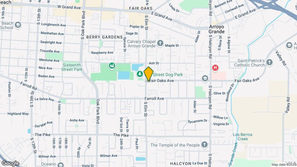 1191 Fair Oaks Ave Map and Location Details