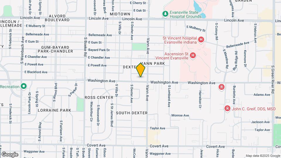 3102 Washington Ave Map and Location Details