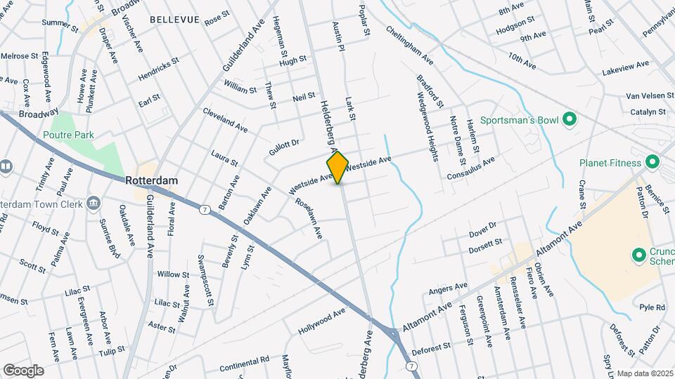 1553 Helderberg Ave Map and Location Details