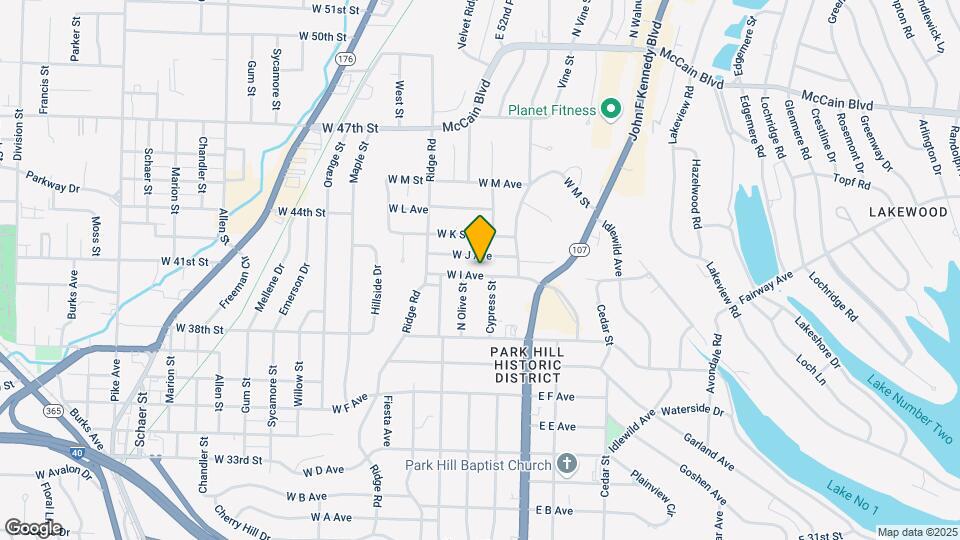 305 W I Ave Map and Location Details