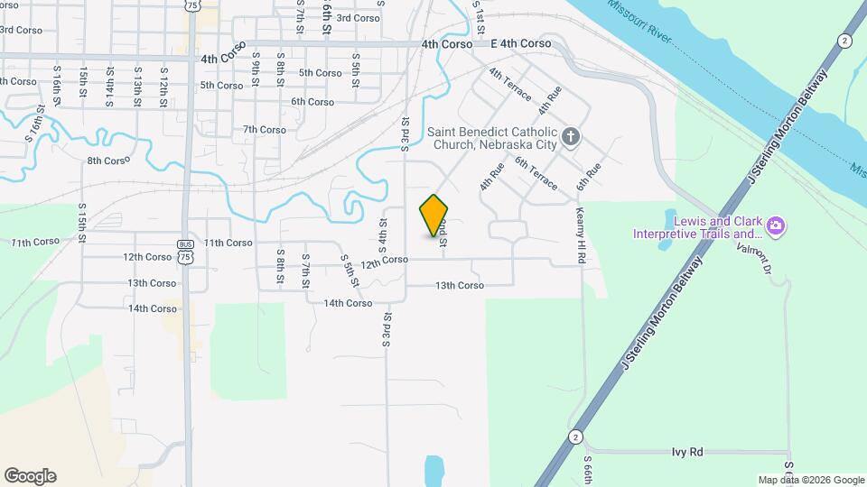 1116 S 2nd St Map and Location Details