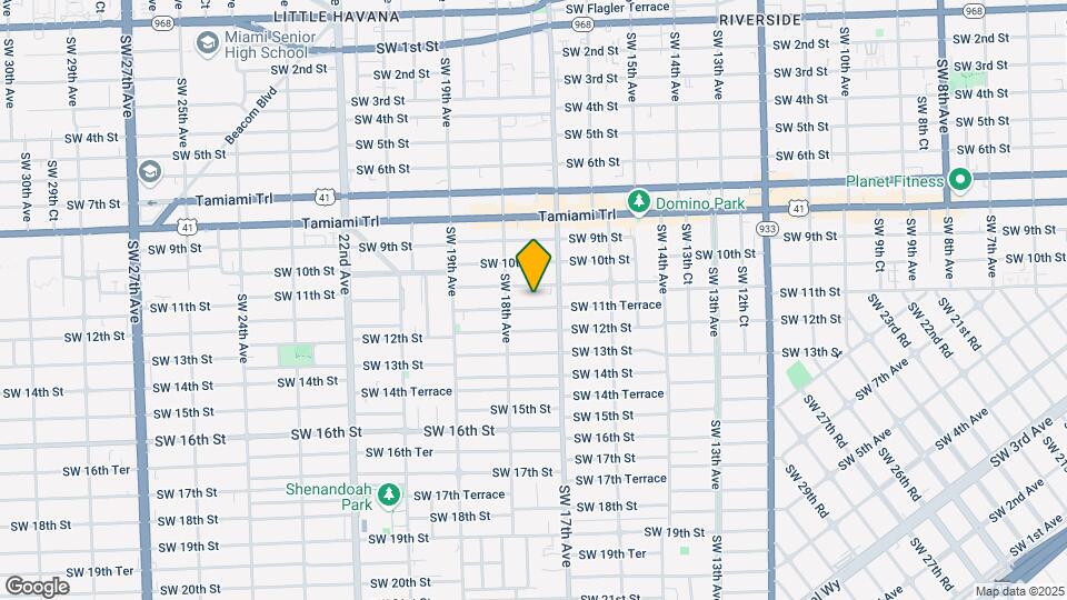 1745 SW 11th Terrace Map and Location Details