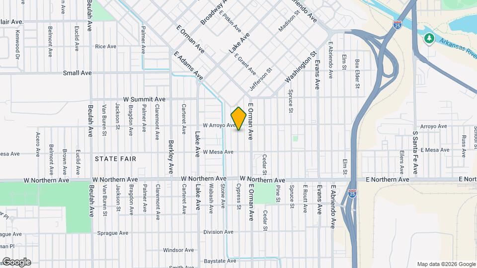1112 Cypress St Map and Location Details