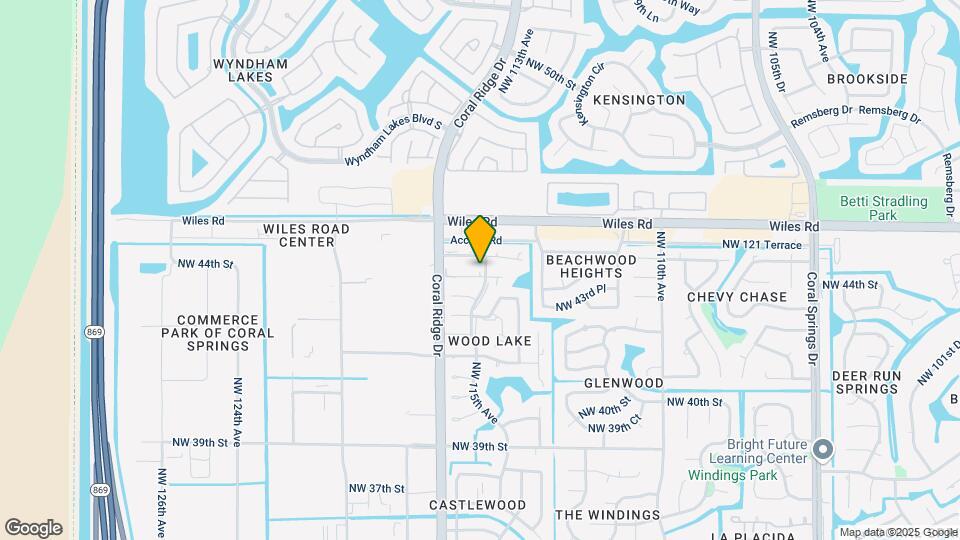 11501 NW 44th St Map and Location Details