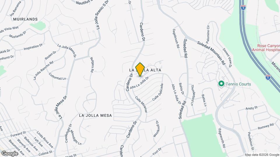 5820 Caminito Cardelina Map and Location Details