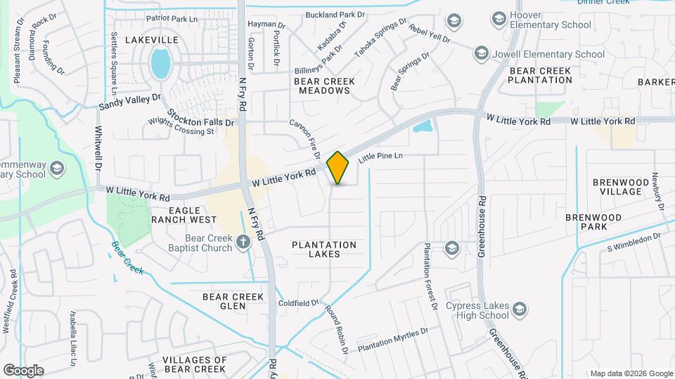 19687 Little Pine Ln Map and Location Details