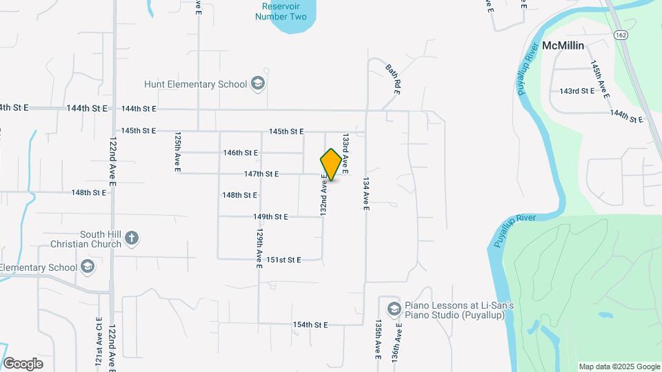 14713 132nd Ave E Mapa y Detalles de la Ubicación