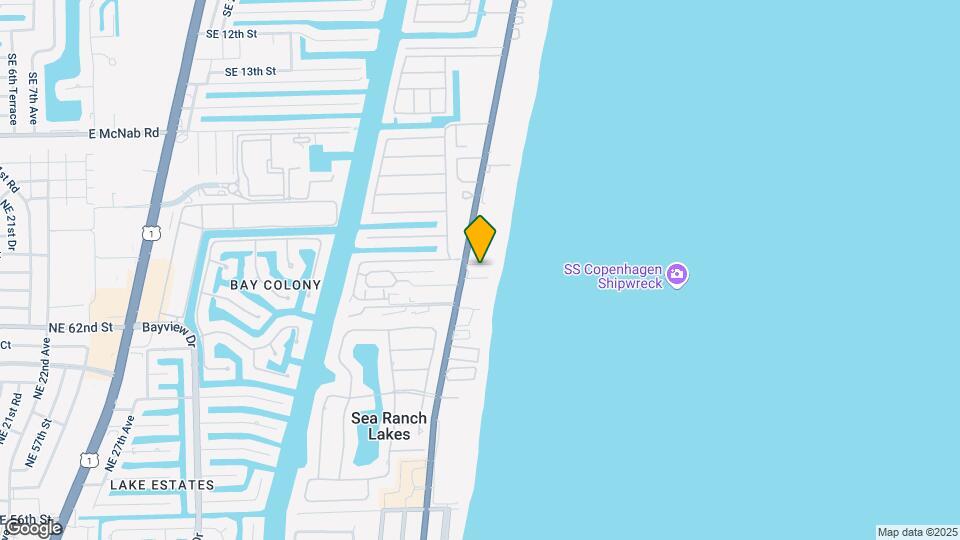 1900 S Ocean Blvd Mapa y Detalles de la Ubicación