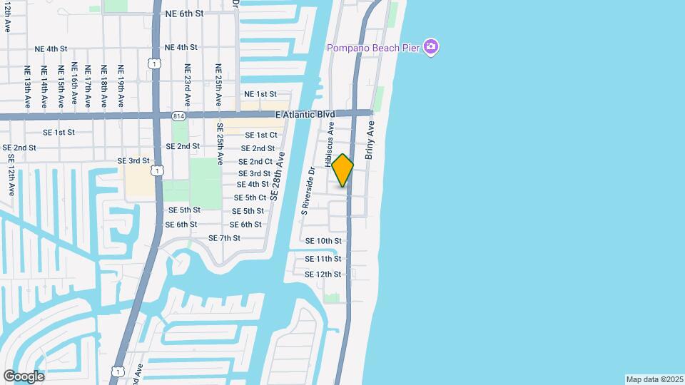 513 S Ocean Blvd Map and Location Details