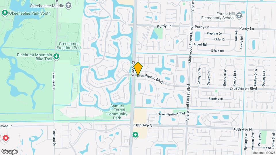 725 Sunny Pine Way Map and Location Details