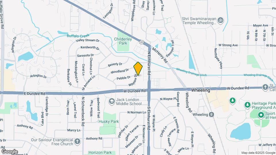 117 Wilshire Dr Map and Location Details