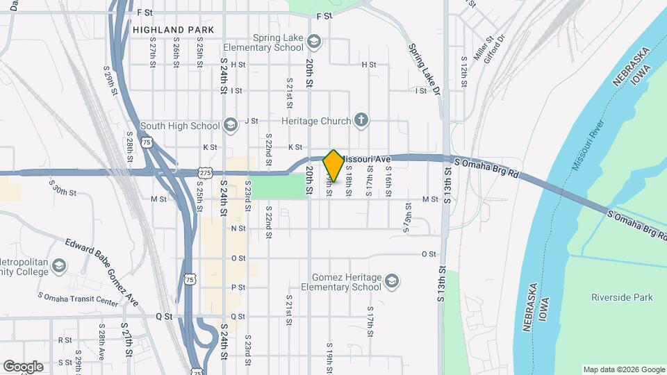 4741 S 19th St Map and Location Details