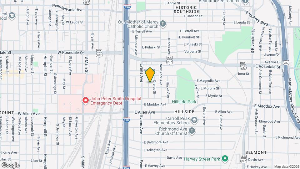 1325 Stewart St Map and Location Details