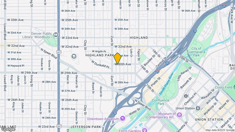 2320 W 30th Ave Mapa y Detalles de la Ubicación