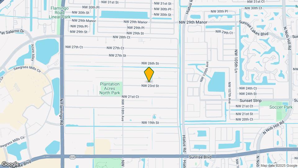 11521 NW 23rd St Map and Location Details