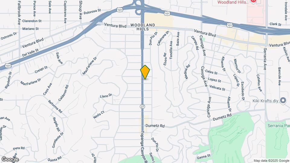 5108 Topanga Canyon Blvd, Unit b Map and Location Details