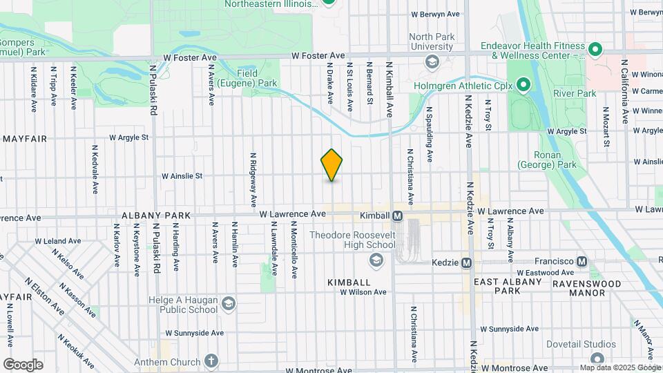 4858 N Drake Ave, Unit 1 Map and Location Details