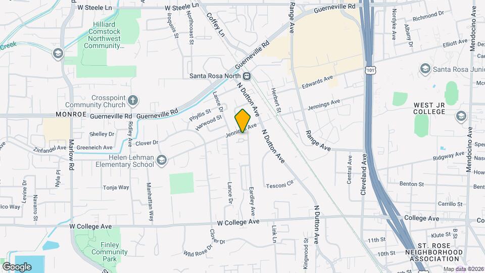 1783 Eardley Ave Map and Location Details