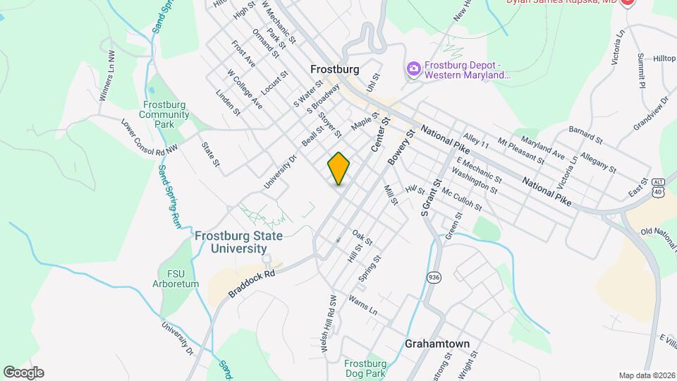 72 E College Ave Map and Location Details