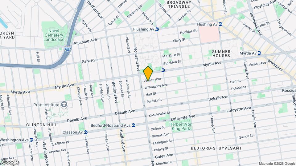 18A Vernon Ave, Unit Parlor Mapa y Detalles de la Ubicación