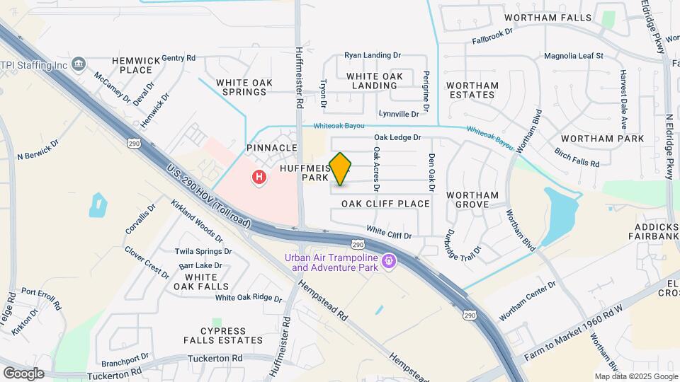 13610 Piney Oaks Dr Map and Location Details