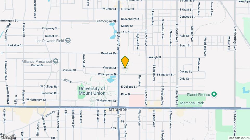 30-40 E Simpson St Map and Location Details