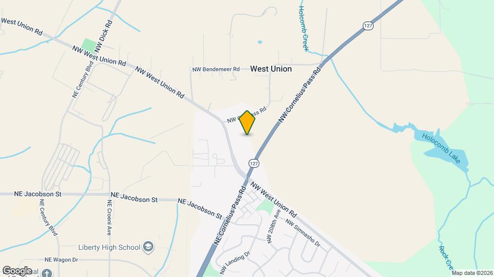 21235 NW West Union Rd Map and Location Details