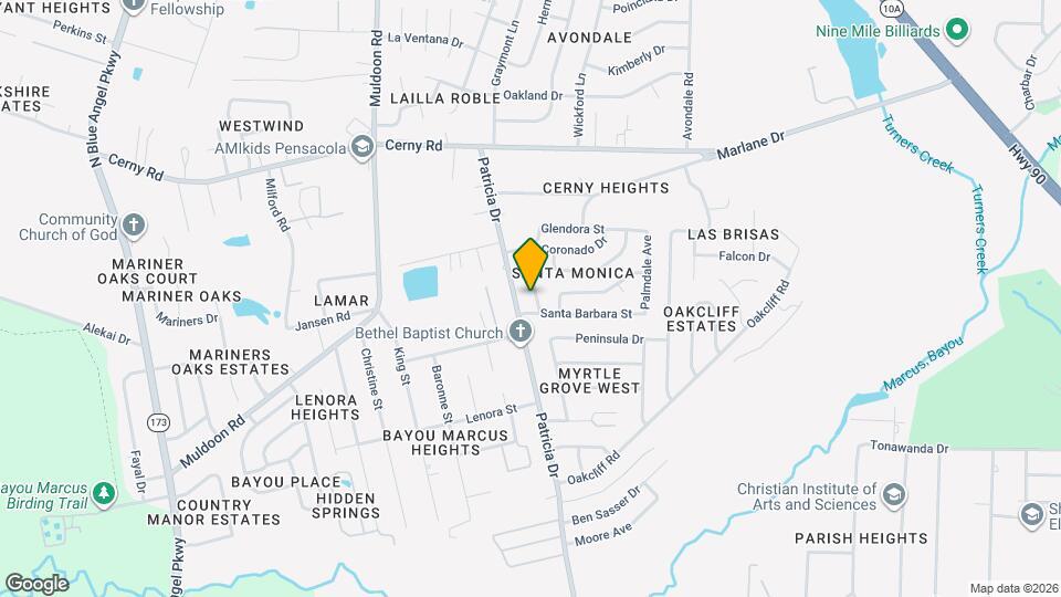 3219 Fresno Ave Map and Location Details