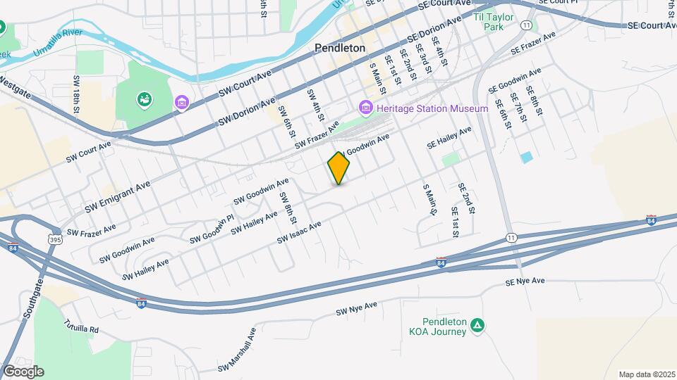 416 SW Hailey Ave Map and Location Details
