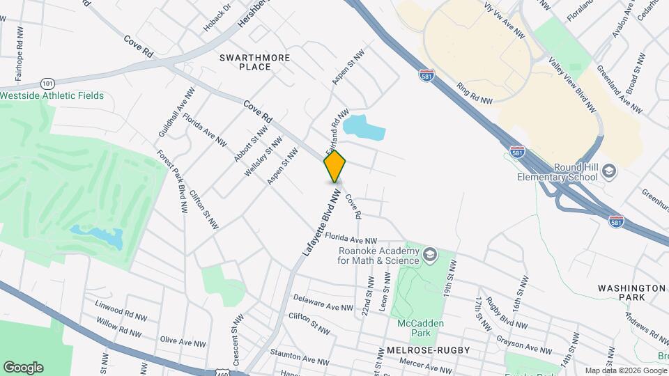 1566 Lafayette Blvd NW Map and Location Details