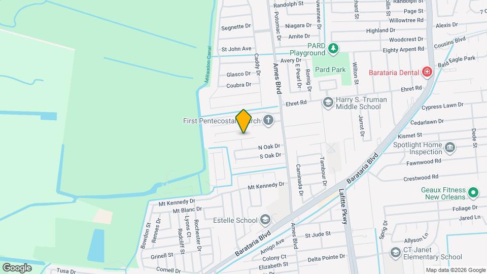 5932 Becker St Mapa y Detalles de la Ubicación