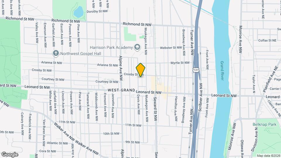 1242 Davis Ave NW Map and Location Details