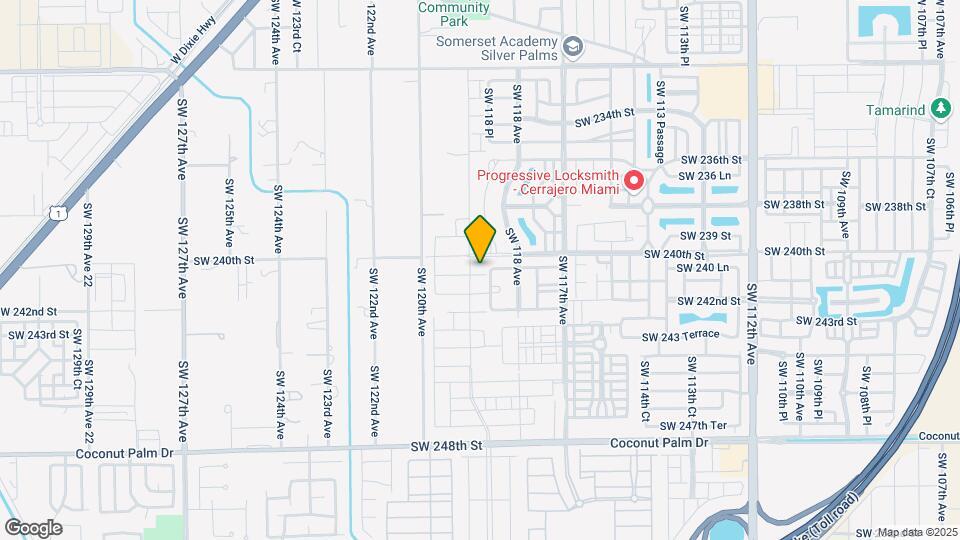 11875 SW 241st St-Unit -studio Map and Location Details