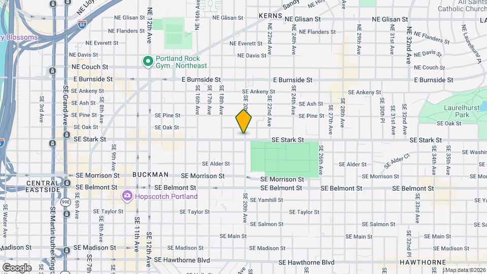 1937 SE Stark St Map and Location Details