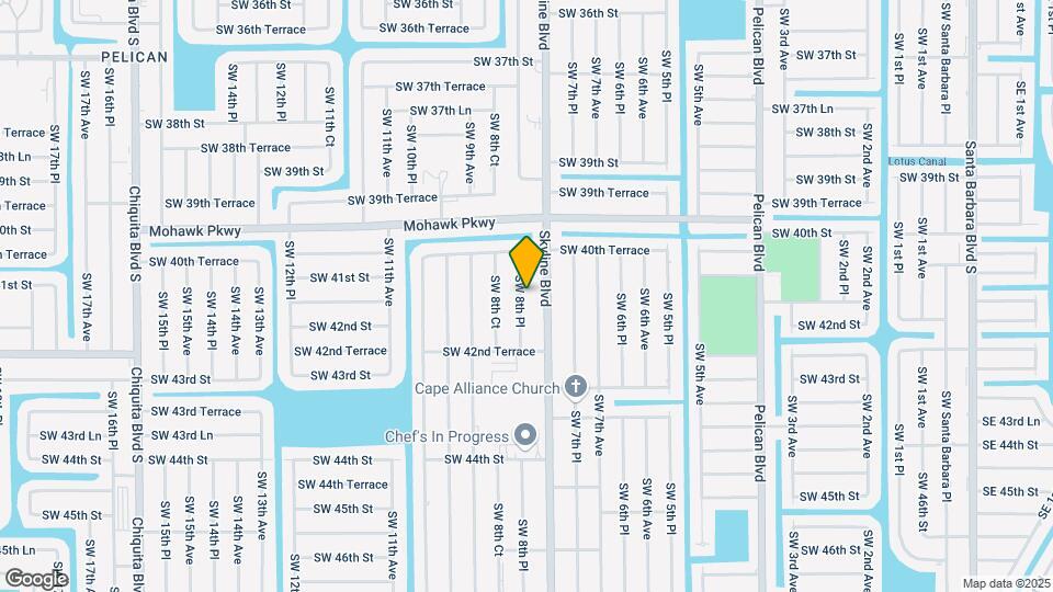 4113 SW 8th Pl Map and Location Details