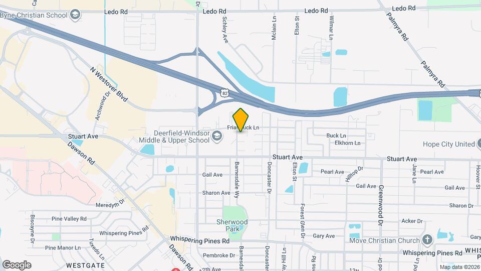 2540 Barnesdale Wy Map and Location Details