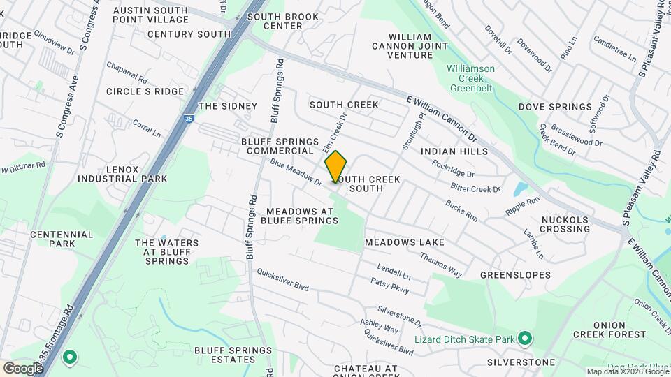 2110 Blue Meadow Dr, Unit B Mapa y Detalles de la Ubicación