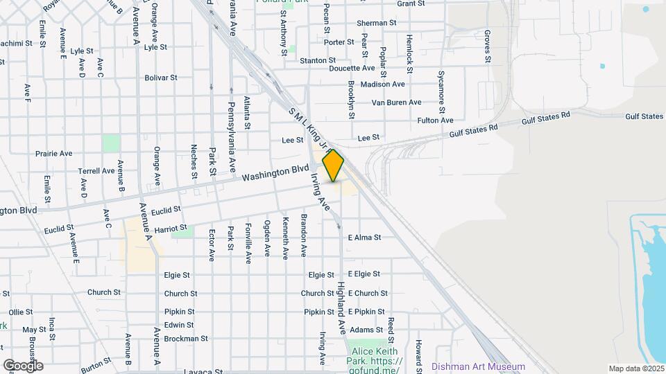 545 Euclid St Map and Location Details