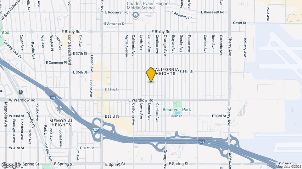 3522 Lemon Ave Map and Location Details
