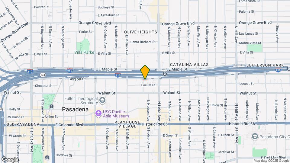 290 N Hudson Ave Map and Location Details