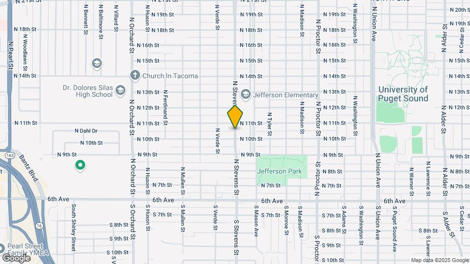 1011 N Stevens St Mapa y Detalles de la Ubicación