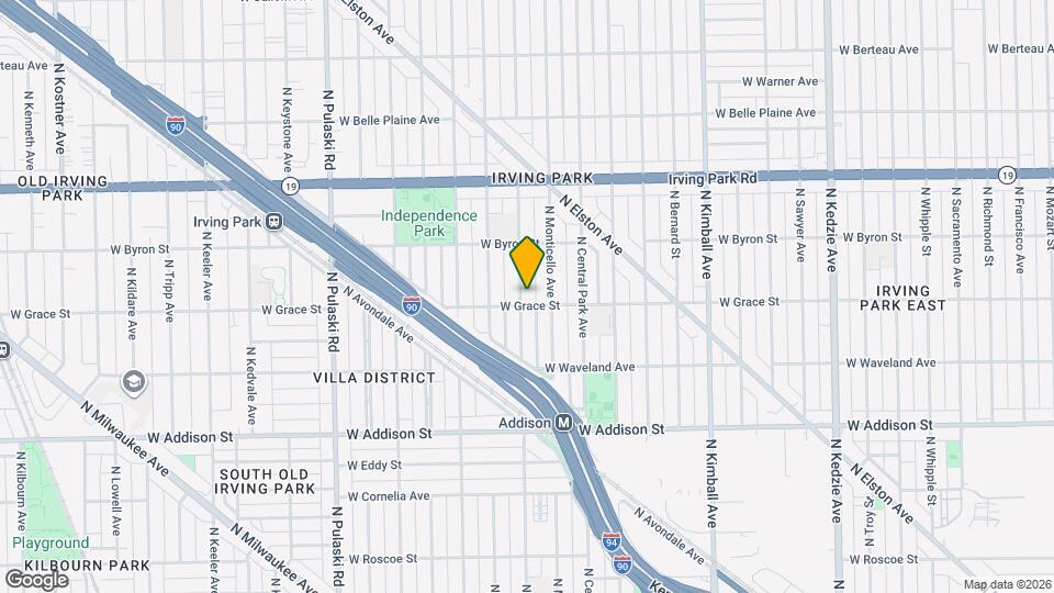 3807 N Lawndale Ave, Unit 2 Map and Location Details