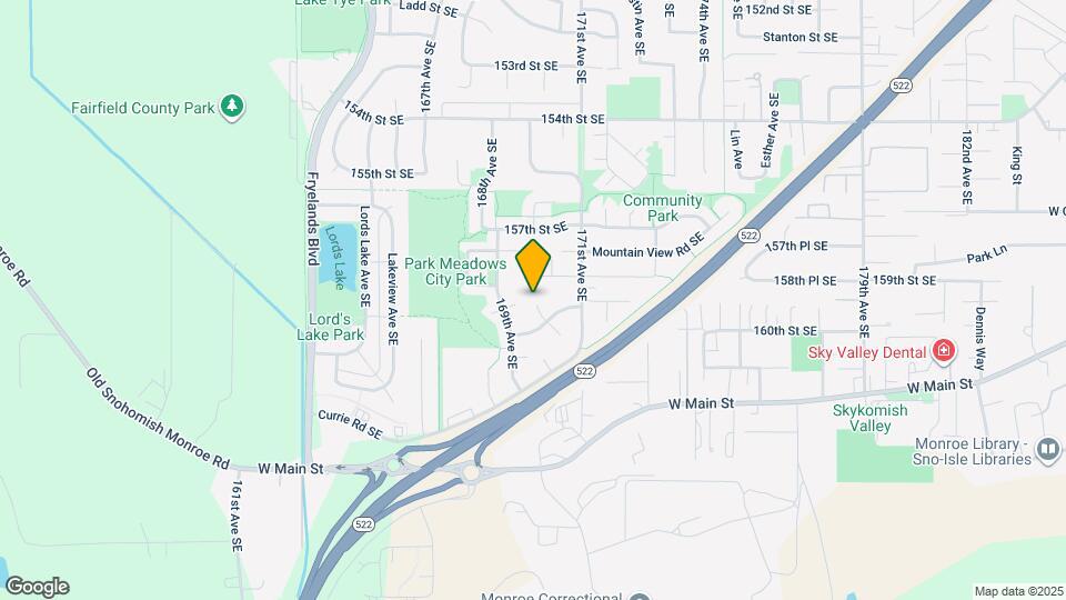 15930 Cascade Ln SE Map and Location Details