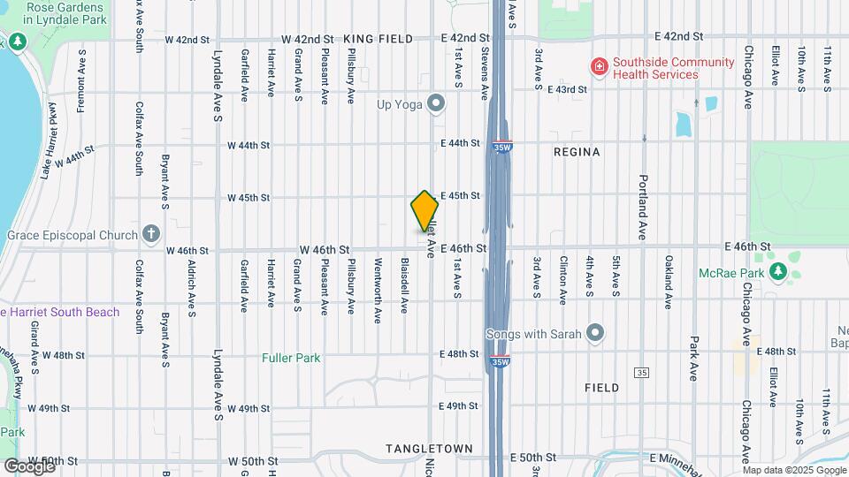 4546 Nicollet Ave S Map and Location Details