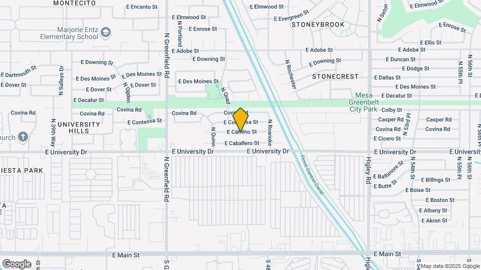 4661 E Camino St Map and Location Details
